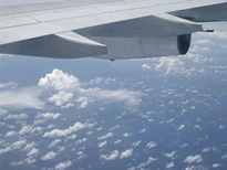 Der Flug von Paris nach St.Martin im Airbus A340 von Air France