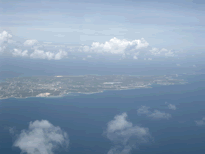 Der Flug von Paris nach St.Martin im Airbus A340 von Air France